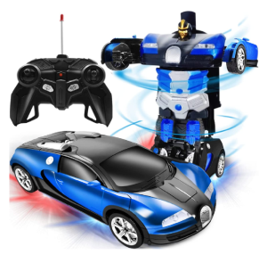 Távirányítós Transformers Bugatti robot autó (BBJ)