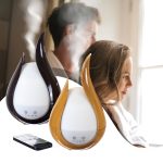 Elegante LED aroma diffúzor párologtató távirányítóval - kellemes hangulatvilágítással (BBV)
