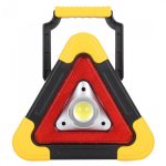 COB LED szolár multifunkciós lámpa elakadásjelző háromszög HB-6608-9 (BBD)