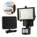 Mozgásérzékelős LED Solar (napelemes) reflektor kültéri használatra 10W (BBL)