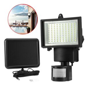 Mozgásérzékelős LED Solar (napelemes) reflektor kültéri használatra 10W (BBL)