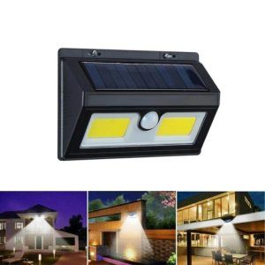 BB COB LED napelemes mozgásérzékelős kültéri lámpa  (BBL)(BBV)