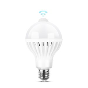Mozgásérzékelős 9 W-os LED izzó E 27 foglalatban (BBL)