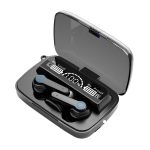 M19 vezeték nélküli  bluetooth headset  digitális kijelzővel, töltődobozban (BBV)