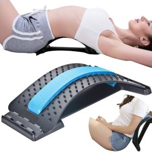 Akupresszúrás hátmasszírozó, testtartásjavító fitness deréktámasz 3 nehézségi szinttel (FX)(BBV)