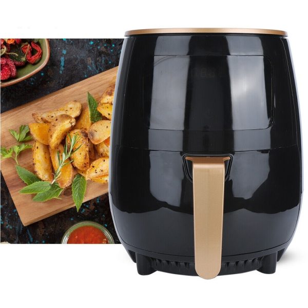 NONA extra nagyméretű LCD kijelzős Air Fryer - 6 L - 2400 W - olaj nélküli sütő (3)