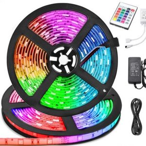 Színes távirányítós  5 méteres LED szalag szett (BBV)