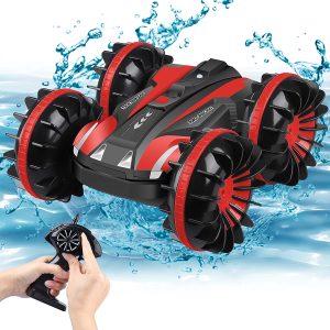 Kétéltű RC kaszkadőrautó OFF ROAD - vízben is irányítható, átfordul, körbe fordul  (BBJ)