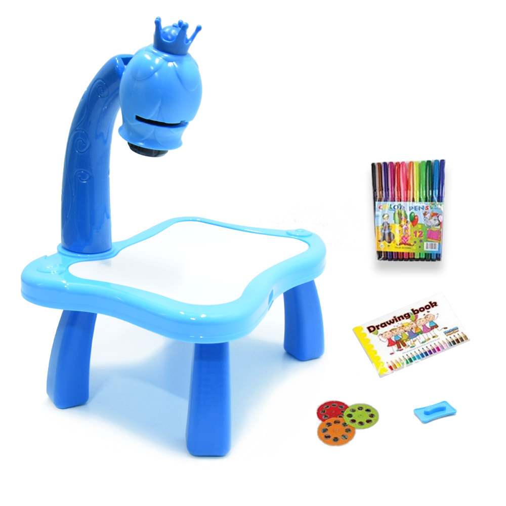 Kivetítős rajzasztal gyerekeknek- kék1