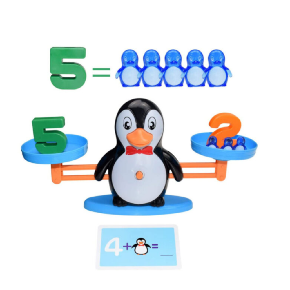 pingvines számoló és mérleg gyerekeknek 1