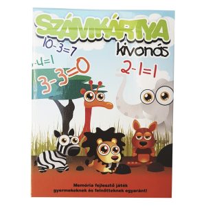Számkártya - fejlesztő játék - kivonás témakör (FX) (BBKM)