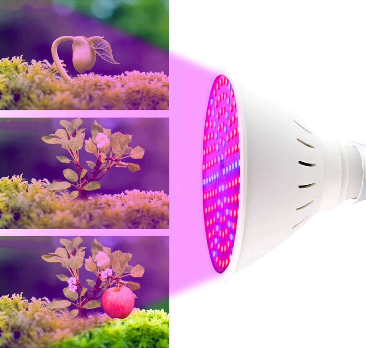 200 LED növénynevelő lámpa (BB16348) 8