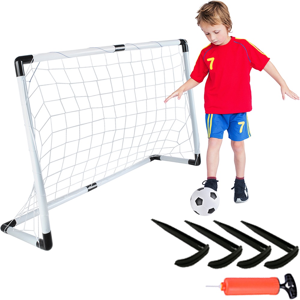 Gyermek foci készlet labdával, kapuval és kézi pumpával (BB5617) 1