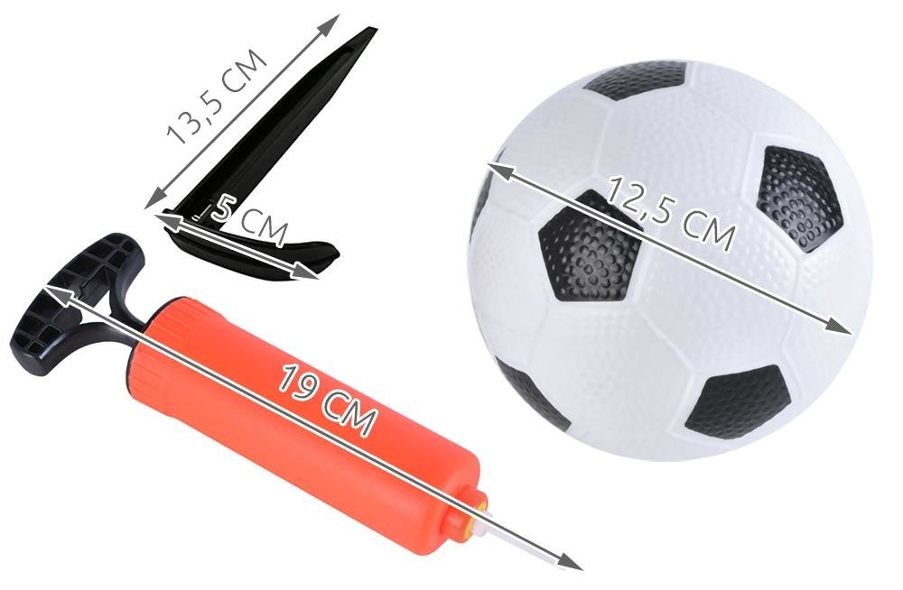 Gyermek foci készlet labdával, kapuval és kézi pumpával (BB5617) 9