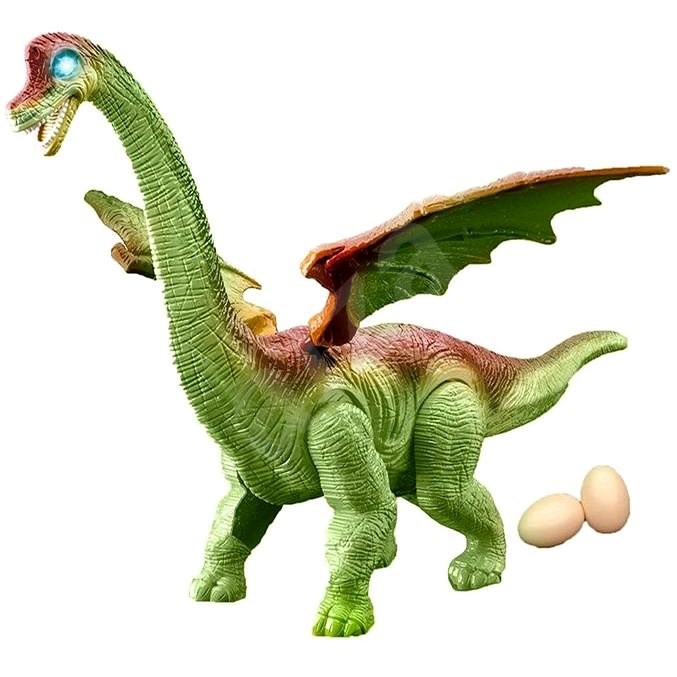 Üvöltő, lépkedő óriás szárnyas dinoszaurusz – menet közben tojást rak (BBJ) (1)