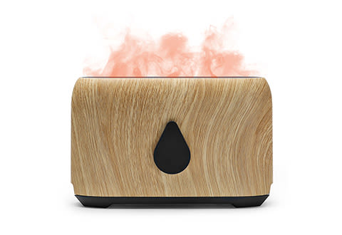 Flame aroma difffúzor valósághű láng effekttel és csepp alakú bekapcsoló gombbal – 240 ml , USB (4)