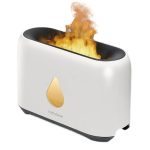 Flame aroma diffúzor valósághű láng effekttel és csepp alakú bekapcsoló gombbal - 240 ml , USB (BBV)