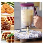 Kézi tészta adagoló gép, 900ml - gofrihoz, muffinhoz, palacsintákhoz, süteményekhez (BBV)