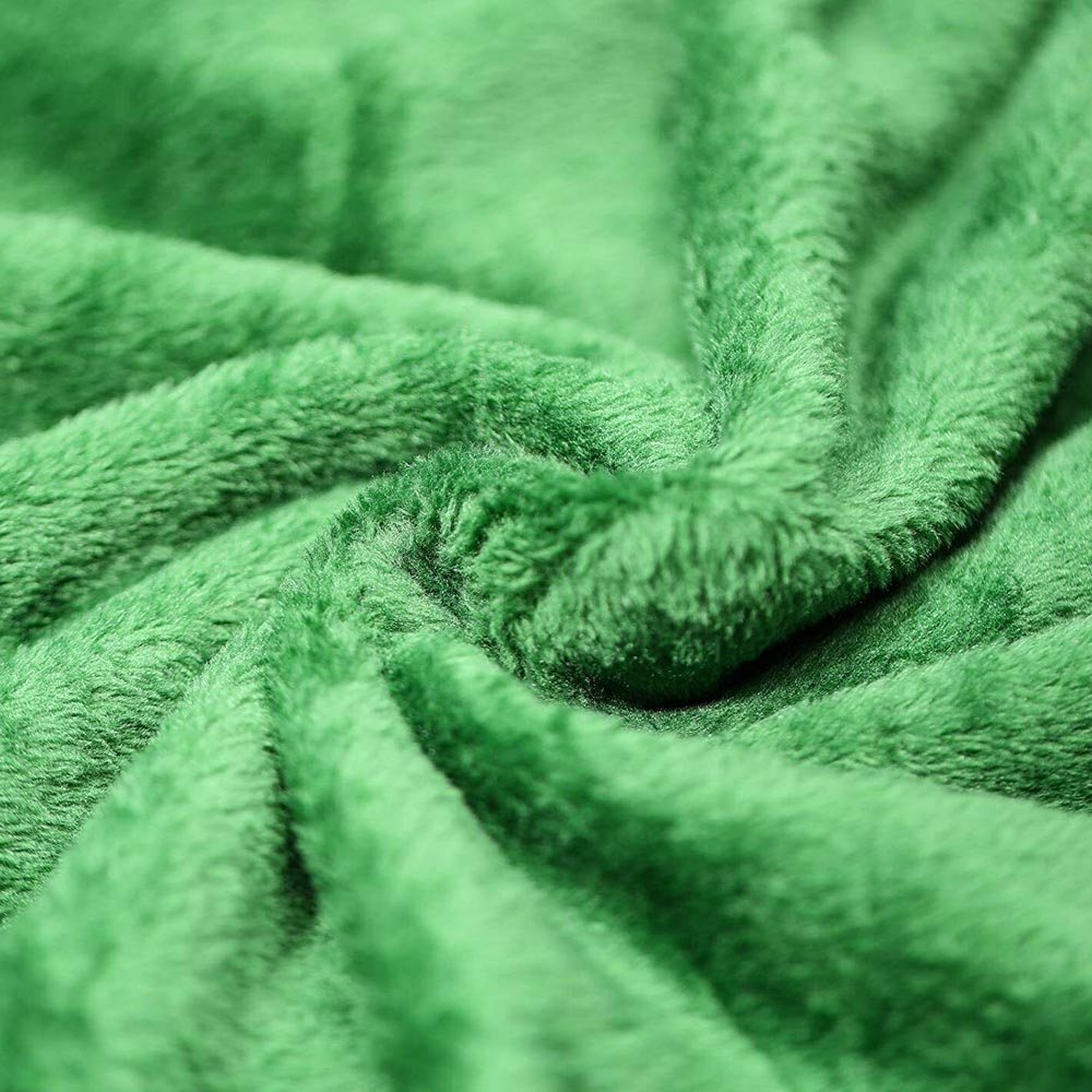 Puha plüss takaró zöld színben1