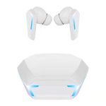 TWS-M10 Bluetooth-os fülhallgató V5.2, 40Ms , fehér (BBV)