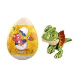 Meglepetés dínó kinyitható tojásban - harapós dinoszaurusz bébi 6 mozgatható izülettel (BBJ)