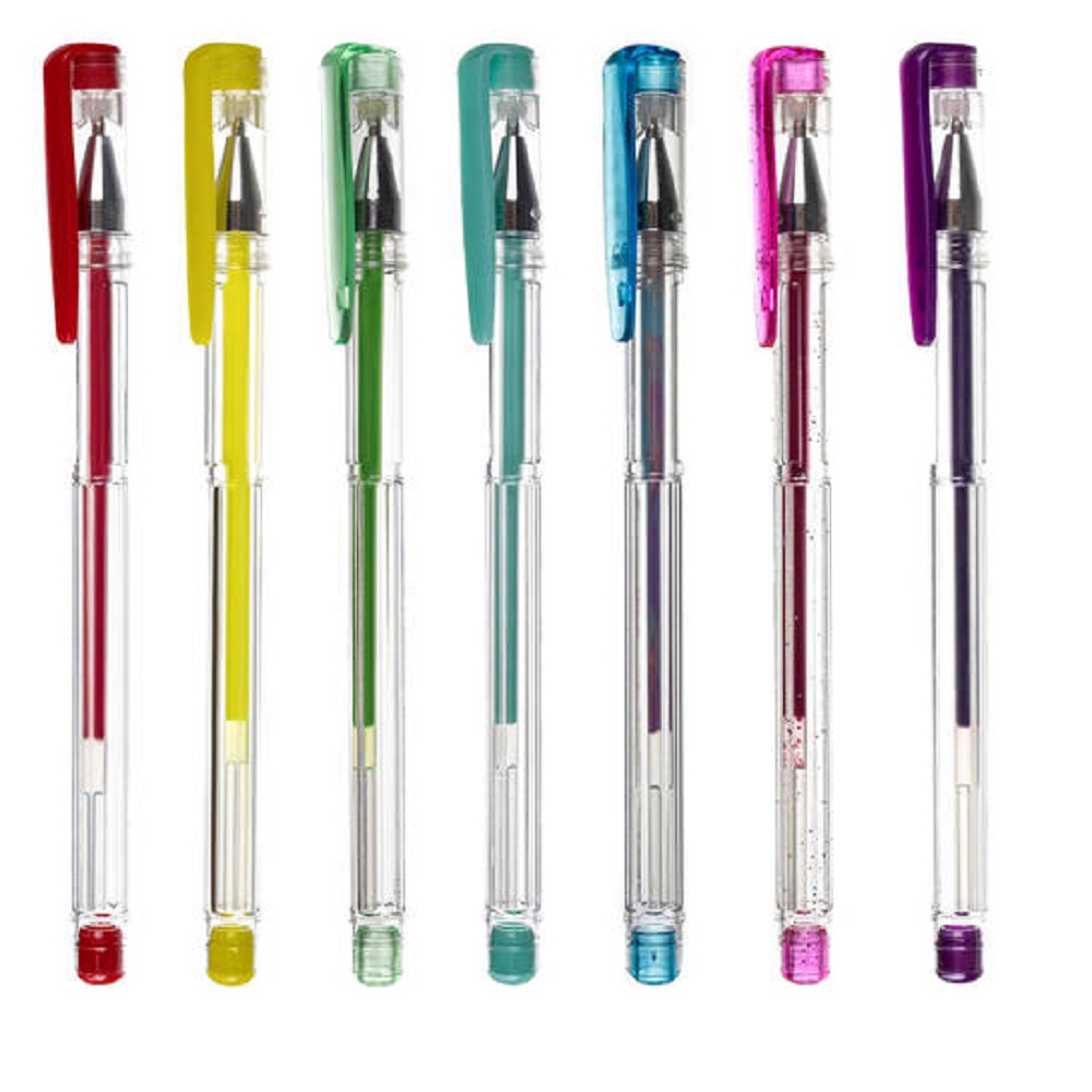 140 darabos színes zselés toll készlet – 4 féle árnyalattal, praktikus hordozható tokban (BB-16708) (7)