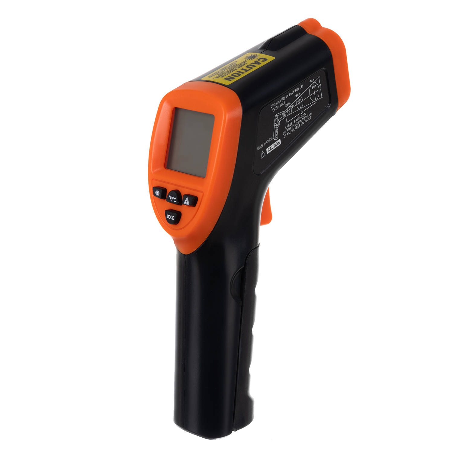 Digitális, érintés mentes lézeres hőmérő, pirométer 550°C-ig, háttérvilágítással – gyors, pontos, biztonságos mérés (BB-8993) (6)