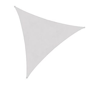 Háromszögletű vízálló, UV szűrős napvitorla - 3x3x3 m, szürke (BB-23147) - Image 7