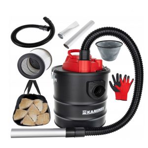 KAMINER hamuporszívó rozsdamentes acélból HEPA szűrővel és kiegészítőkkel – 15 L, 1200W (BB-1170)