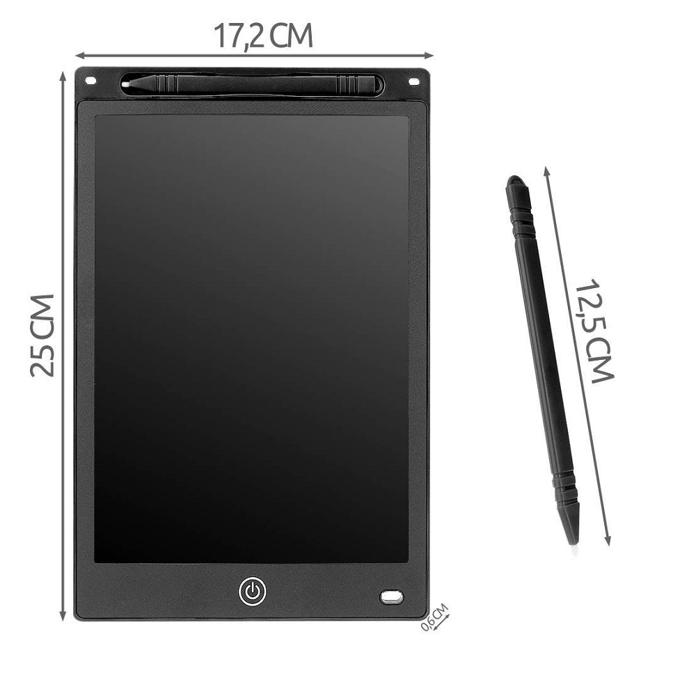Ultravékony, strapabíró LCD rajztábla, írótábla 10″ méret, hozzá tartozó tollal (BB-8969) (14)