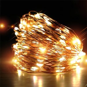 300 LED-es karácsonyi fényfüzér távirányítóval - 8 világítási móddal, meleg fehér (BB-17241) - Image 2