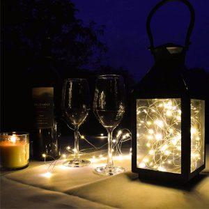 300 LED-es karácsonyi fényfüzér távirányítóval - 8 világítási móddal, meleg fehér (BB-17241) - Image 8