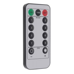 300 LED-es karácsonyi fényfüzér távirányítóval - 8 világítási móddal, meleg fehér (BB-17241) - Image 11