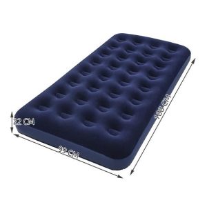 Bestway felfújható egyszemélyes matrac - velúr bársonyhuzattal - 188 x 99 x 22 cm (BB-5301) - Image 4
