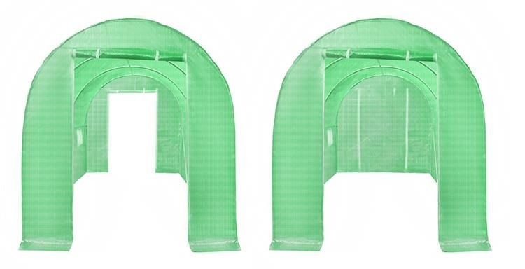 Kerti fóliasátor 2 x 2 x 2 m – UV-, és vízálló, 4 szúnyoghálós ablakkal (BB-10022) (18)