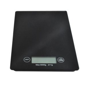 Elektronikus konyhai mérleg - fekete üveg mérleg tara és automatikus kikapcsolás funkcióval - 2-5 kg (BB-1158) - Image 6