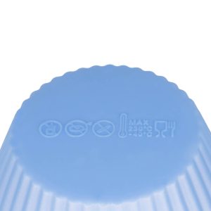 35 x 26,5 x 3cm-es, teflonos muffin sütő tepsi - 12 db színes, tapadásmentes szilikon muffin formával (BB-17212) - Image 9