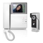 Videós kaputelefon - vízálló wifi-s kapucsengő éjjellátó kamerával és 4,3" kijelzővel - 480 x 272 P felbontás (FX) (BBD)