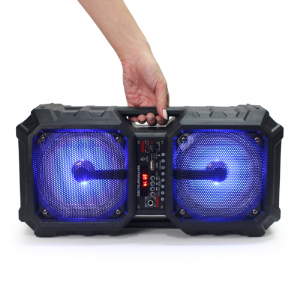 LT-2606XBT Bluetooth hangfal mikrofonnal és LED világítással - álló és fekvő hangszóróként is használható (BBD)