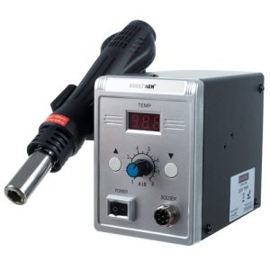 Professzionális, LCD kijelzős hegesztőgép kerámia fűtőmaggal és 100-500°C között állítható hőmérséklettel - 700W (BB-21708) - Image 6