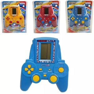 Retro tetrisz játék - könnyen hordozható, hagyományos logikai kvarcjáték kicsiknek és nagyoknak (BBMJ)