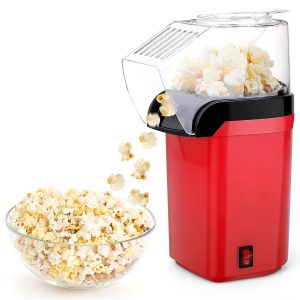 Kompakt méretű, forró levegős popcorn készítő gép - 3 perc alatt kipattogtatja a kukoricát - 1200W (BBM)