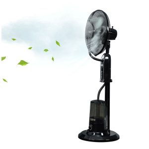 Szuper erős álló ventilátor beépített vízpermet fújó rendszerrel - hűsítő, páraszóró ventilátor - 125 cm, 75W (BBD)