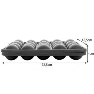 Szilikon gömb forma pálcikákkal - kézműves édességek készítéséhez - nyalóka, jégkrém és aprósütemény forma - 20 db-os (BB-21808) - Image 7