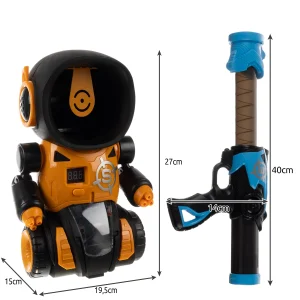 Céllövő robotos játék gyerekeknek - 2 puskával és rengeteg szivacs tölténnyel (BB-21833) - Image 5
