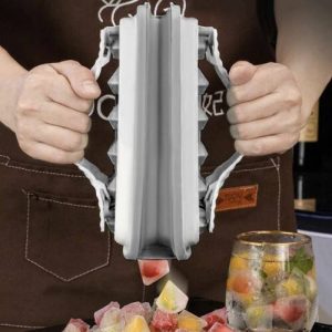 Praktikus szilikon jégkocka készító és adagoló gyémánt alakú jégkockákhoz - készíts menő jégkockákat bármely bulira (BB-21269) - Image 4