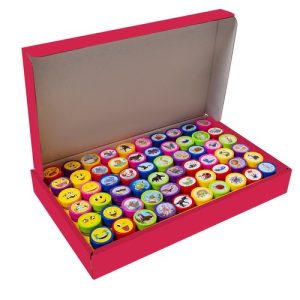 60 db-os nyomda készlet állat és emoji mintákkal – kreatív és fejlesztő játék gyerekeknek (BB-22388) - Image 9