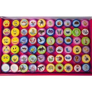60 db-os nyomda készlet állat és emoji mintákkal – kreatív és fejlesztő játék gyerekeknek (BB-22388) - Image 3