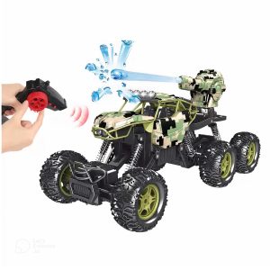 1:8 méretarányú harci terepjáró - vízibomba kilövővel és 2.4 Ghz távirányítóval - 53 x 26 x 25 cm (FX) (BBJ)