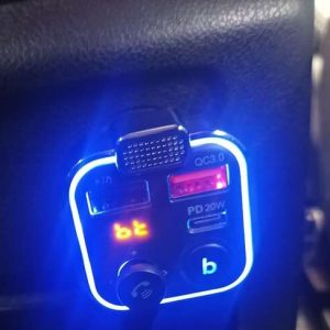Xtrobb FM Bluetooth transzmitter - Bluetooth FM adó töltő adapter 2xUSB + USB Type-C (BB-22355) - Image 3